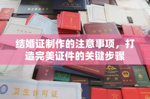 滦县结婚证制作的注意事项，打造完美证件的关键步骤